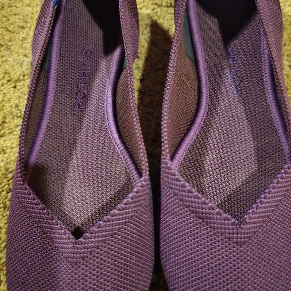 Rothy's The Point II Purple Flats 8 - Picture 3 of 7